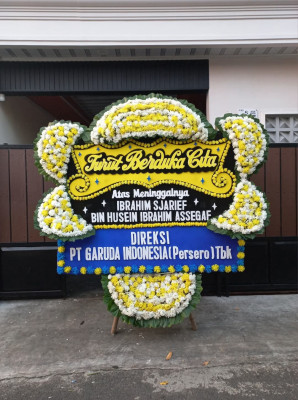Papan Bunga Duka di Cikijing